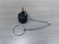 Boule de test en caoutchouc de 2 pouces (50 mm) avec tuyau d'extension à chaîne pour essai de pression des canalisations d'égout