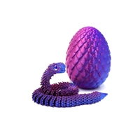 WANGERBAO-DANKEWO Venta al por mayor, nueva llegada, juguetes de cápsula Gacha Gachapon articulados de 10 cm impresos en 3D con diseño de Víbora para regalo promocional