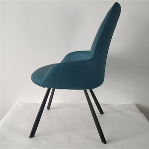 Venta al por mayor de muebles <span class=keywords><strong>para</strong></span> el hogar nuevo diseño moderno de cuero de la PU azul <span class=keywords><strong>Silla</strong></span> de comedor <span class=keywords><strong>para</strong></span> venta - Product Image 4