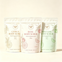 Sachet Doypack de Luxe Écologique Personnalisable avec Logo, Résistant à l'Humidité, Refermable, Thermoscellable, Qualité Alimentaire, pour Sels de Bain