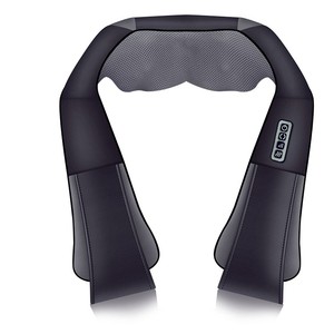 Leercon Appareil de massage électrique Shiatsu pour les soins corporels avec chaleur et vibration pour le dos, le cou et les épaules, oreiller et soins infirmiers, amincissants - Product Image 2