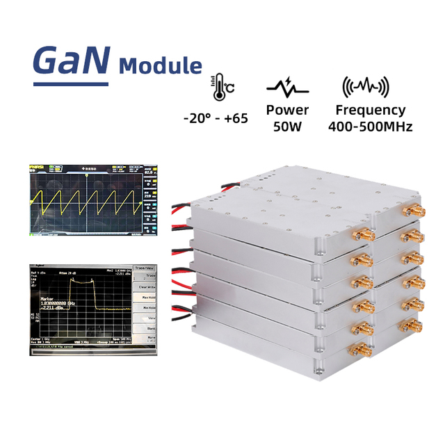 50W Anti Drone  Module GaN RF 400-500MHz 500-600MHz 600-700MHz Anti Unmanned Drone Efficient RF Wireless Module