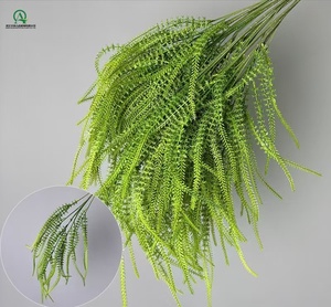 Plantes artificielles en feuilles de <span class=keywords><strong>romarin</strong></span>, longues tiges, branche de <span class=keywords><strong>plante</strong></span> en plastique, fleurs vertes pour la décoration de mariage, de la Saint-Valentin et autres occasions. - Product Image 3