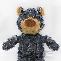 Jouet à mâcher pour chien en denim robuste et indéformable, incassable, avec couineur, pour mâcheurs extrêmes