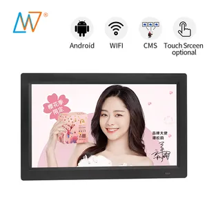 14inch hot selling for supermarket use wifi ad digital signage software systems with android