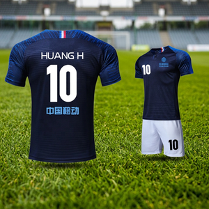 OEM Service Manufacture Soccer Uniform Club Team Uniforms Sets Customization Printed Logo Designs For Men - Product Image 4