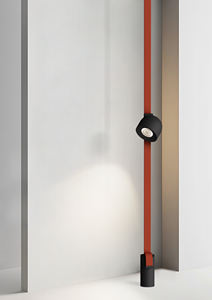 Luz de riel LED 12W DC48V 4000K Sistema de luz de riel textil negro Tela Nueva Correa magnética decorativa tejida moderna Luz interior - Product Image 2