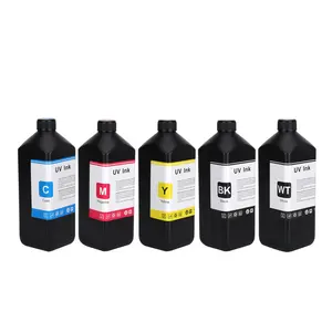 黑瓶散装数字溶剂基于散装LED UV打印机墨水为Mimaki UJF 3042 3042FX 6042 UJF3042 UCJV 100 300打印机