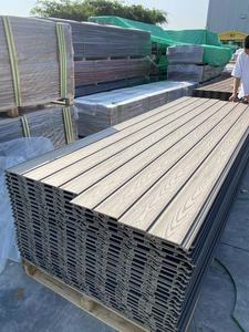 WPCウォールデッキ屋外ウォールクラッディングプラスチックウッド3Dエンボスデッキコンポジットウェインスコッティング - Product Image 5