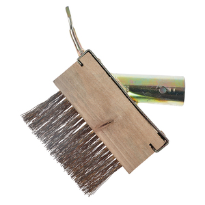 Grattoir en fil d'acier inoxydable personnalisable OEM, qualité industrielle/DIY, manche en bois, prix compétitif, pour le désherbage et le nettoyage - Product Image 6
