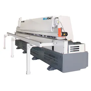 WF360D with end cutting,rough trimming,fine trimming,corner rounding,scrapping and buffing automatic edge banding machine