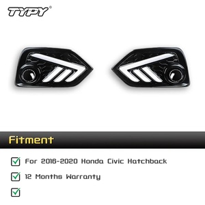 ไฟเลี้ยว LED สำหรับรถยนต์ TYPY พร้อมไฟเดย์ไลท์ DRL 2 ชิ้น สำหรับรถยนต์ฮอนด้า ซีวิค แฮทช์แบ็ค 4 ประตู ซีดาน ปี 2016-2020 - Product Image 4