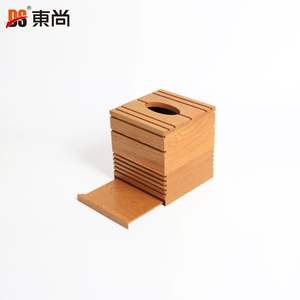 Boîte à mouchoirs en bois carrée, fabriquée à la main, de haute qualité, pour le bureau, organisateur de serviettes - Product Image 3