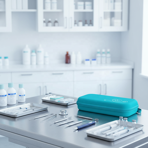 Étui de transport médical personnalisé en EVA rigide pour stéthoscope Littmann <span class=keywords><strong>rose</strong></span>, imperméable en PU, pour infirmière et médecin - Product Image 3