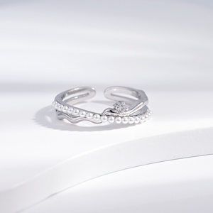 wholesale plata 925 sterling <b>Silver</b> Gold Plated Butterfly <b>Ring</b> <b>adjustable</b> unique gemstone wedding dainty fashion <b>rings</b> for women - Product Image 3