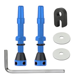 Válvula de neumático de bicicleta CNC de 40 mm de acero inoxidable con herramienta para reemplazo y reparación de cámara de aire - Product Image 1
