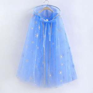 เสื้อคลุมเจ้าหญิงสีทึบสำหรับเด็กผู้หญิงฮาโลวีนทำด้วยมือ - Product Image 1