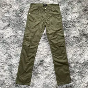 DENIMGUYS spring fashion cargo pants green chino snap button jogger Trackpants