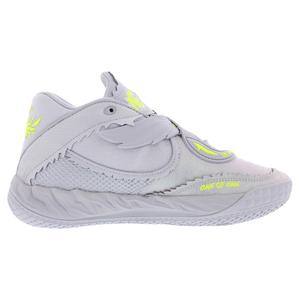 Chaussures de basket Puma Mb.05 Metallic pour homme, couleur argent jaune vif, taille 10 - Product Image 2