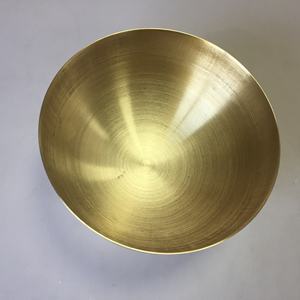 Grande 6-Inch Decorativo Meia Esfera AISI Padrão Oco Latão Hemisfério Bolas De Aço Inoxidável - Product Image 2