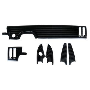 Kit de acabamento para painel de piano, estilo pintura de piano, interior preto e branco, para Mercedes Benz W223 S450 S480 S500 Maybach - Product Image 1
