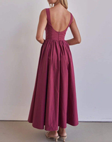 Vêtements décontractés pour femmes, couleur unie, printemps-été, vente en gros personnalisée, fournisseur OEM, fabricant de vêtements à marque privée