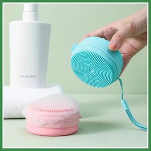 Cepillo de Baño de Silicona, Esponja Exfoliante para Ducha, Caja de Jabón, Cepillo Limpiador de Silicona, Herramienta de Masaje, Cepillos de Baño - Product Image 4