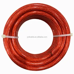 High quality 2 core electrical wire transparent power cable electrical cable suppliers