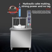 Presse à pâte électrique, pour pizza, tortillas de maïs, crêpes, chauffage commercial automatique, hydraulique, machine à presser les boulettes de pâte