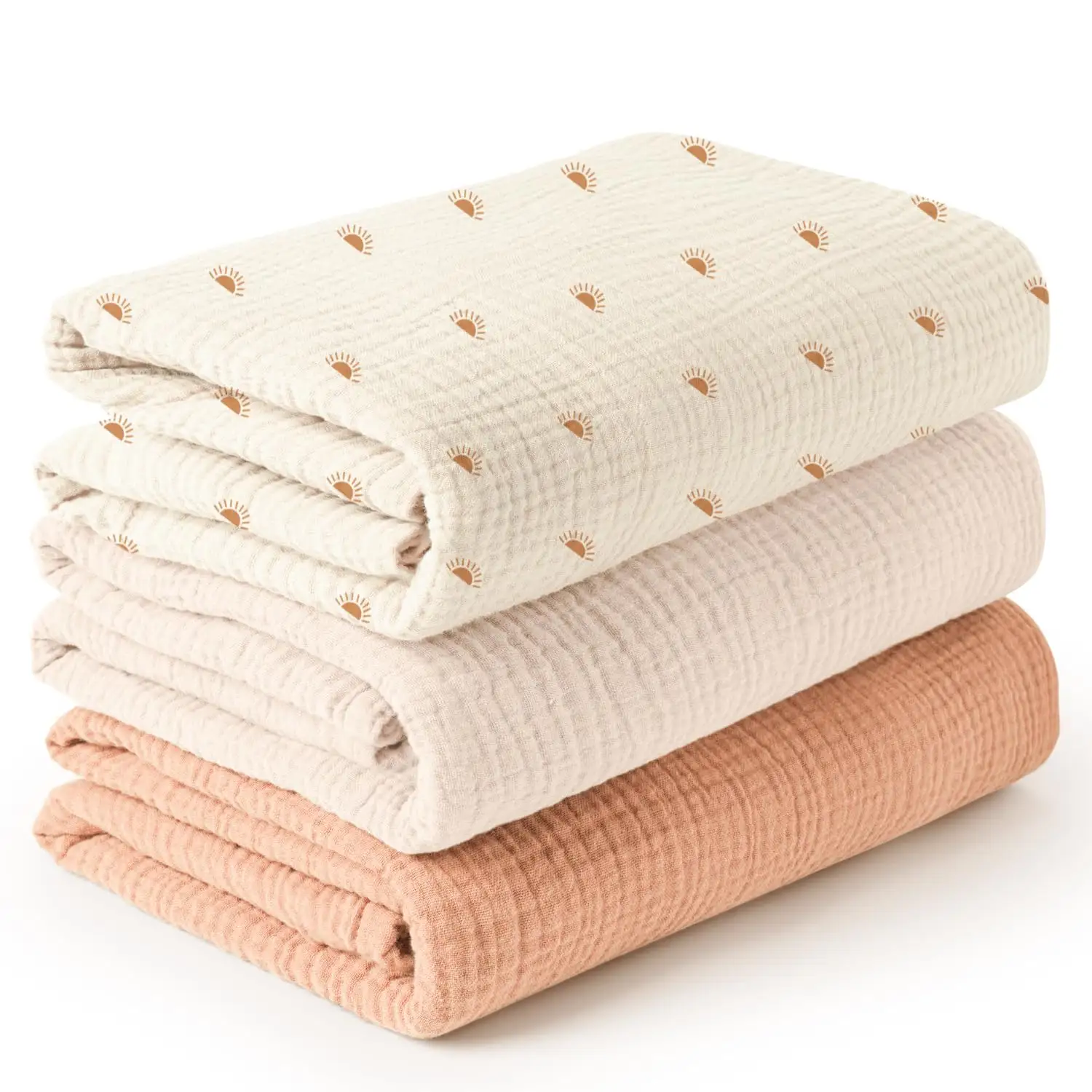 QDTEX wholesale price baby muslin swaddle throw blanket 100% cotton gauze blanket newborn baby muslin swaddle blankets wraps