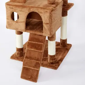 Gãi bài cho mèo cây tường lớn lớn mèo scratcher cây tháp bằng gỗ mèo cây nhà