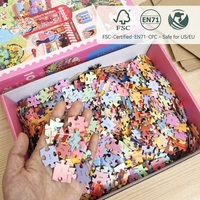 Puzzle Jigsaw Ilustrasi Kustom 500 Potong Cetakan Ilustrasi Artistik Puzzle Foto Pribadi untuk Dewasa Grosir