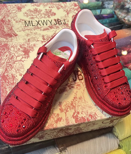 Mocasines Deportivos Casuales para Mujer, con Cordones, Parte Superior de Microfibra, Suela Gruesa de TPU, Diseño de Parches Multicolores en la Puntera - Product Image 5