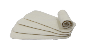 Inserto de algodón impreso reutilizable lavable transpirable protector de fugas Boosters Liners para pañales de tela de bebé - Product Image 4