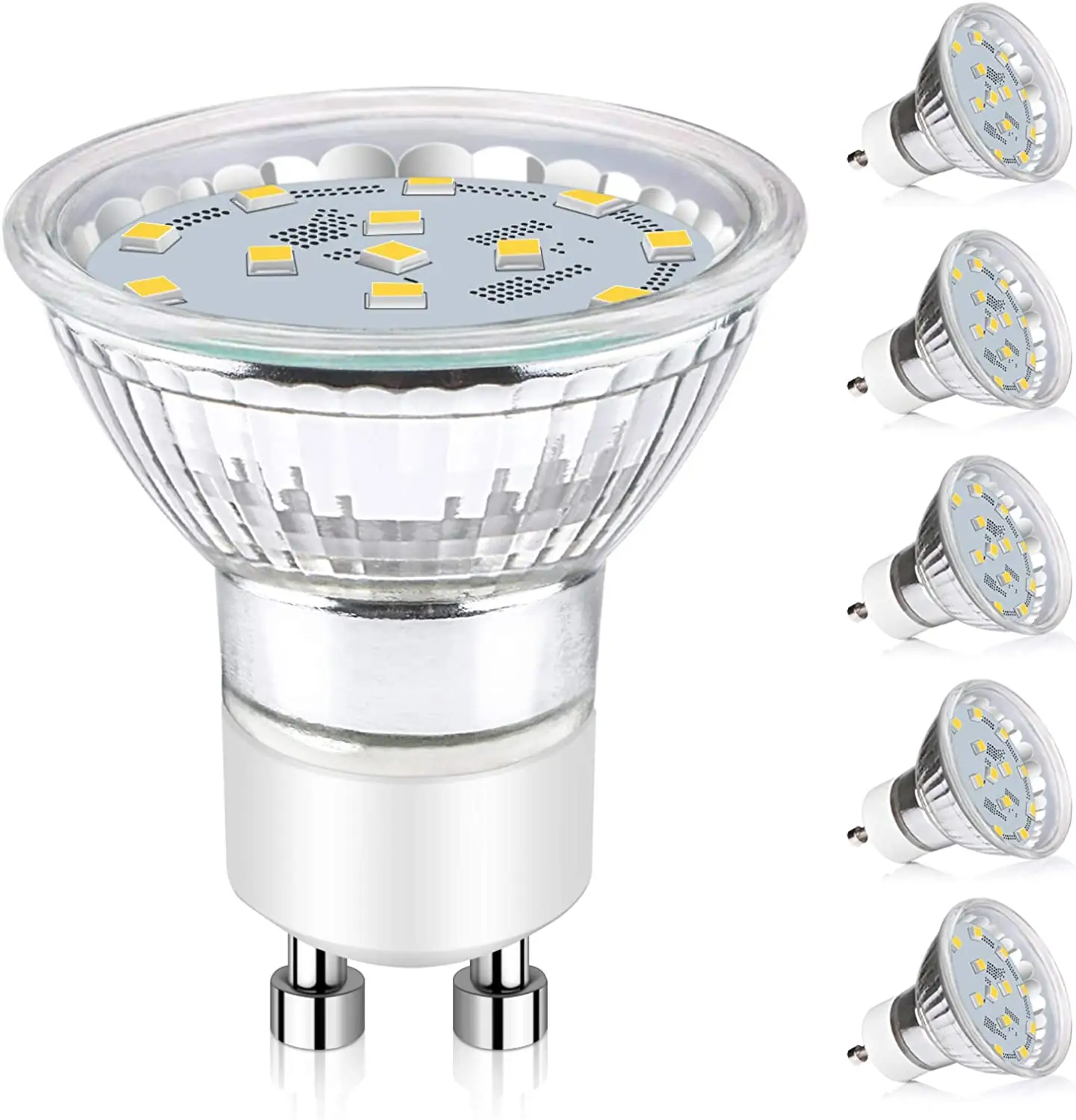 Light Led Light Bulb CE RoHS ErP Amazon Hot Sales Wholesale ALU+PTB 4W-8W GU5.3 GU10 Led Spot Light LED SMD Bulb