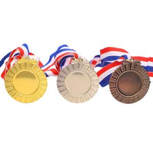 Fabricante al por mayor 3D Metal en blanco maratón Karate Taekwondo medallas de oro y trofeos medalla deportiva personalizada con cinta - Product Image 1