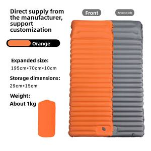 Outdoor-Camping Integrierte Pumpe Aufblasbare Schlafmatte Kombi Mehrpersonen Verdickte 10cm TPU Leichtgewichtige Luftmatratze 195cm Zelt - Product Image 1