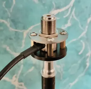 Soporte de instalación de antena de trípode Base de cabeza de tubo M portátil para exteriores 1/4 pulgadas Roscado UV + ONDA CORTA - Product Image 6