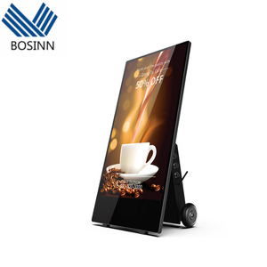 เครือข่ายแสดงผลเสียงเพลงแบบสัมผัส ทีวีพกพา LED ทีวี HD 4G 5G ป้ายดิจิทัล จอทีวีเคลื่อนที่ จอภาพ - Product Image 1