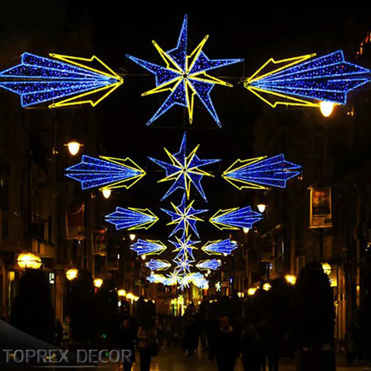 Factory Sells Christmas Lights Outdoor Big 2d Big Cross Street Themed Light Led Bulbs