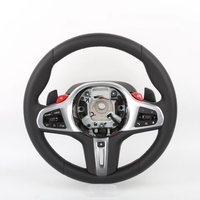 Volant sport en cuir à 3 branches avec palettes de commande pour F02 F30 F31 535i Z4 318i X3 X5 F15 M4 F82, fabriqué en usine
