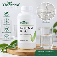 Asam Laktat Cair CAS 50-21-5 Kelas Kosmetik 80% untuk Formulasi, Sampel Makanan Halus, Buffer, Grosir
