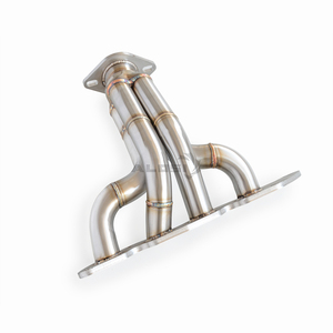 Colector de escape de acero inoxidable pulido de alta calidad y alto flujo para Mazda 6 2.0 <span class=keywords><strong>GG</strong></span> GY 2002-2008, tubo de escape modificado para carreras. - Product Image 6
