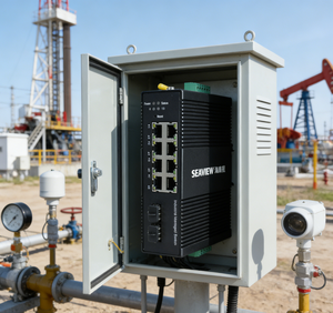 สวิตช์ PoE อุตสาหกรรม SEAVIEW 8+2 พอร์ต ความเร็ว 20Gbps มาตรฐาน IP41 แรงดันไฟฟ้ากว้าง DC48-57V สำหรับอุปกรณ์ทำเหมืองและกระบวนการแปรรูปโลหะ - Product Image 5