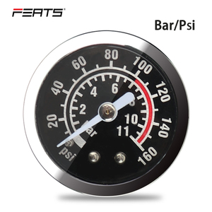 Legierung körper mit Messgerät passend für A/V & D/V mit Halterung am Rahmen Mini pumpe für Rennräder, E-Bike, aufblasbaren Ball und Spielzeug - Product Image 3
