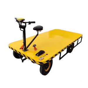 इलेक्ट्रिक ट्रॉली 1 टन चार पहिया इलेक्ट्रिक फ्लैटबेड परिवहन ट्रॉली इलेक्ट्रिक कार्गो फ्लैट ट्रांसपोर्टर - Product Image 4