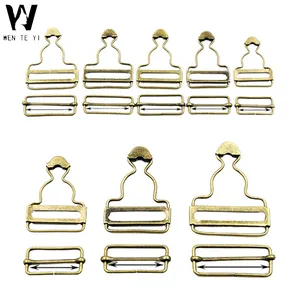 50 Sets Suspender Pants Button Metal Replacement Buckles for Backpacks  Overall