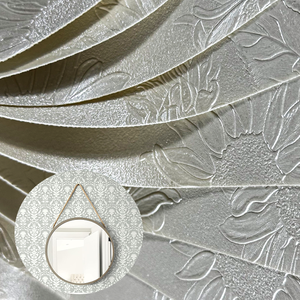 Lustre en similicuir à motif de tournesol pour meubles, cuir synthétique à support de poisson pour rembourrage - Product Image 1