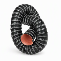 Tuyau flexible en silicone vulcanisé rouge haute température pour four, air chaud et évacuation des gaz résiduels