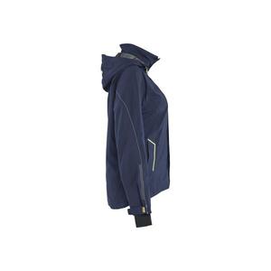 BLAKLADER - 440319178633XXXL Veste imperméable femme stretch Bleu marine foncé/jaune PROTECTION TOUS TEMPS - Product Image 5